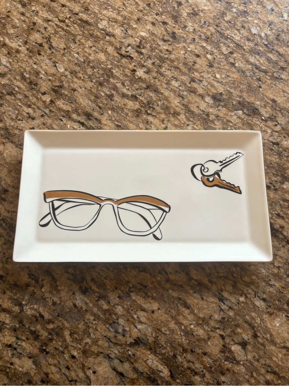 Kate Spade New York Daisy Place Lenox Catchall Tray Sunglasses and Key Lenox
